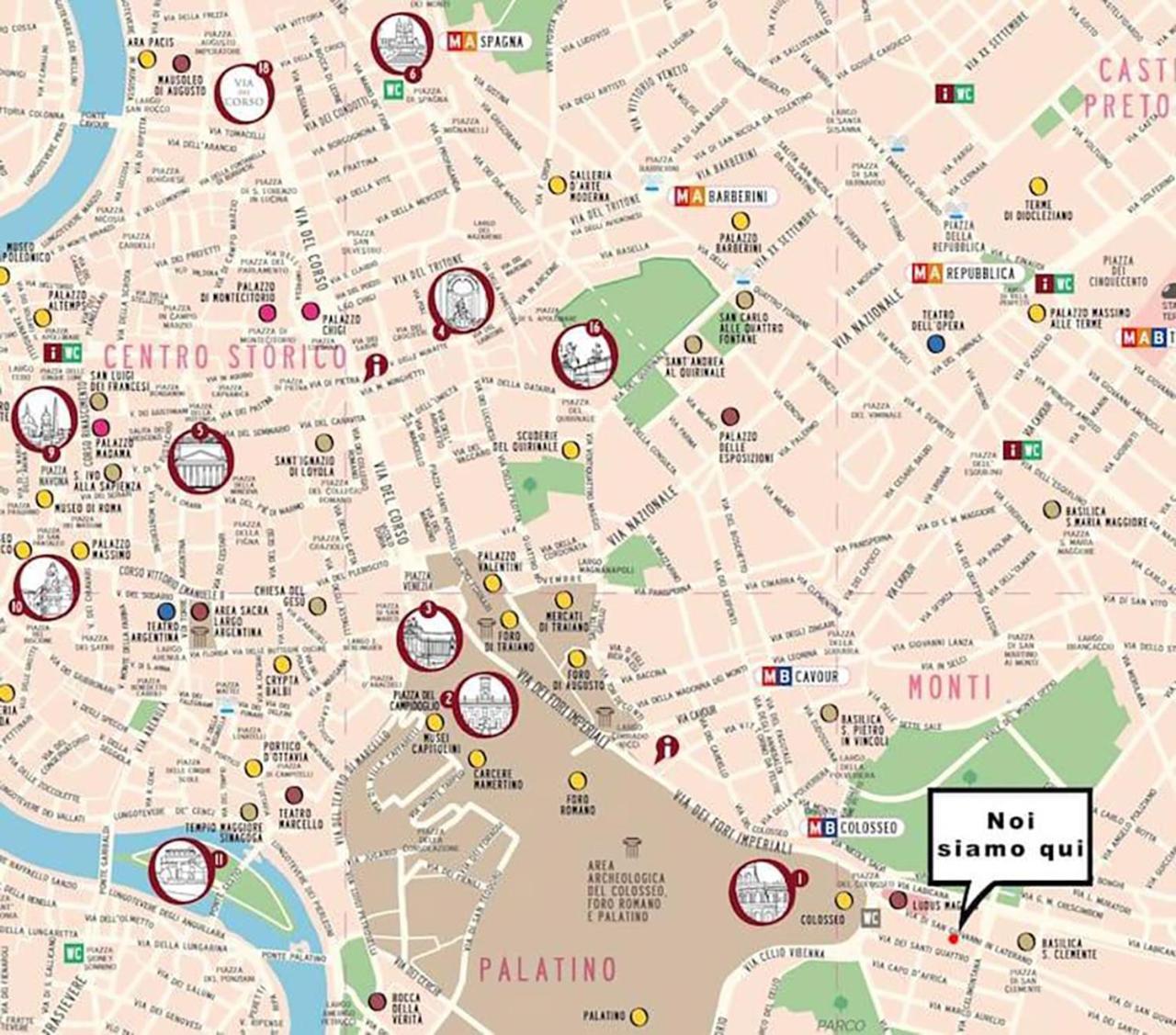 150 M Dal Colosseo - Appartamento Minerva Roma Eksteriør bilde